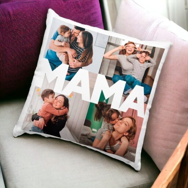 Cojín Personalizado con Fotos MAMA