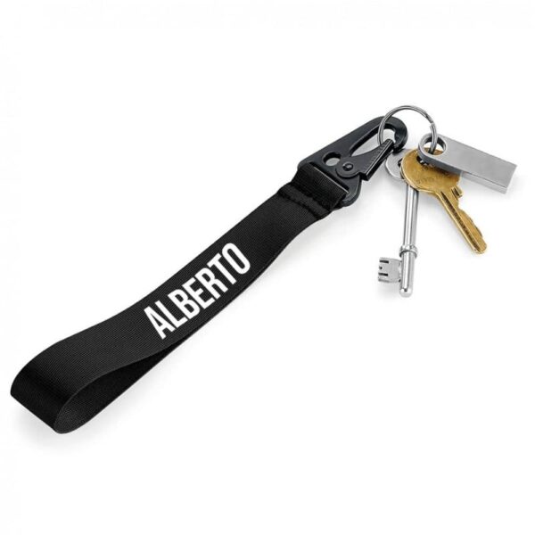 Llavero con Correa Personalizado con Nombre