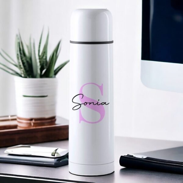 Termo para Café Personalizado con Inicial y Nombre