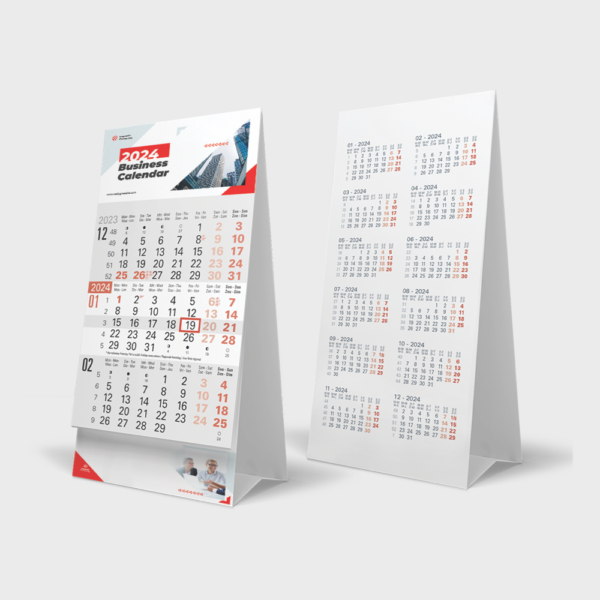 Calendario de escritorio 3 meses