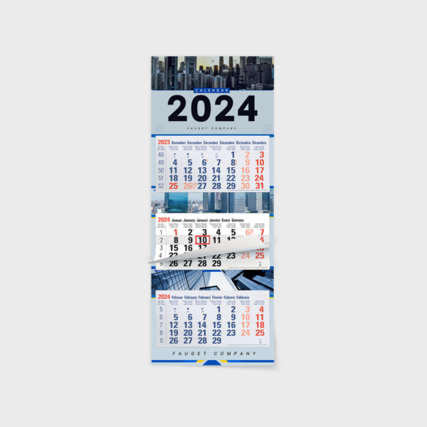 Calendario grande 3 meses
