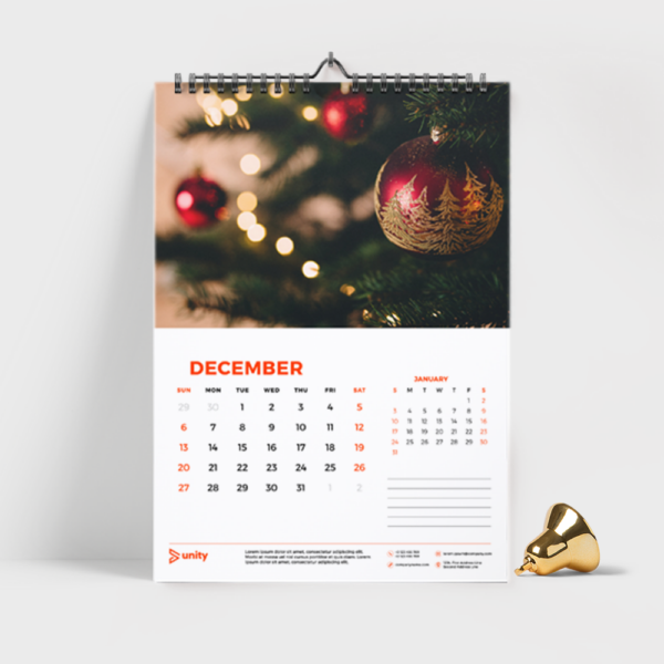 Calendario de pared